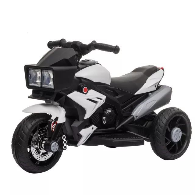 Kids Electric Pedal Motorcycle Ride-On Toy 6V Battery Powered for 3-8 Years Old