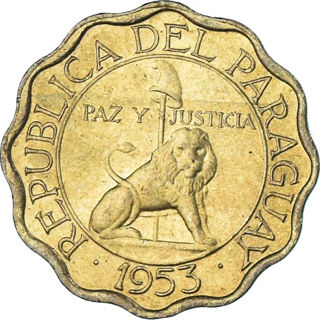 [#1361918] Coin, Paraguay, 10 Centimos, 1953