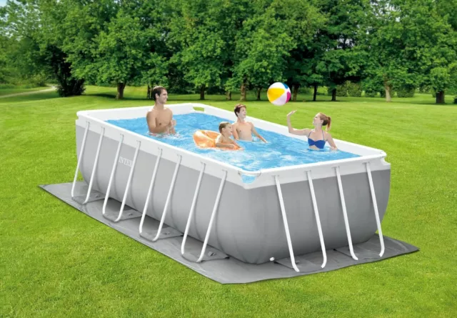 Intex Rectangular Prism Frame Swimming Pool Set 4m x 2m x 1m #26788