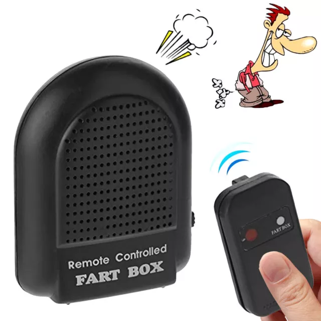 2x Electronic Fart Box Machine Remote Controlled Prank Fart Machine Box