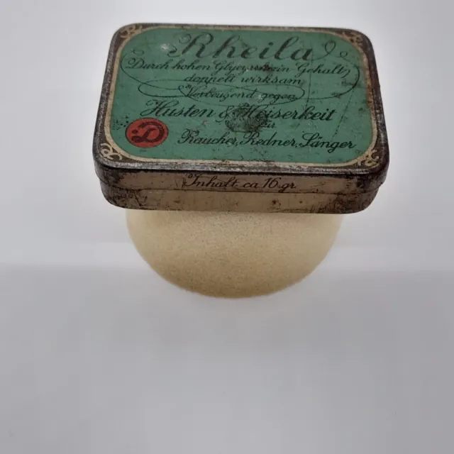 Original WW11 German Rheila cough drop tin
