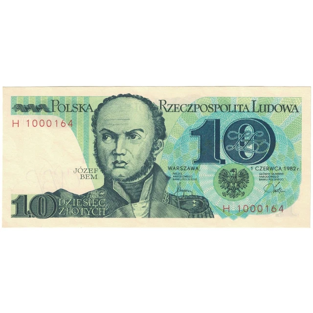 [#194010] Banknote, Poland, 10 Zlotych, 1982-06-01, KM:148a, UNC