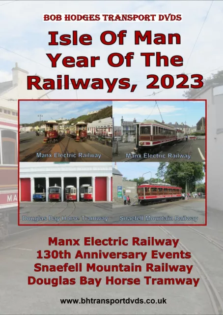 Isle of Man Year Of The Railways, 2023, The Manx Electric Railway, DVD