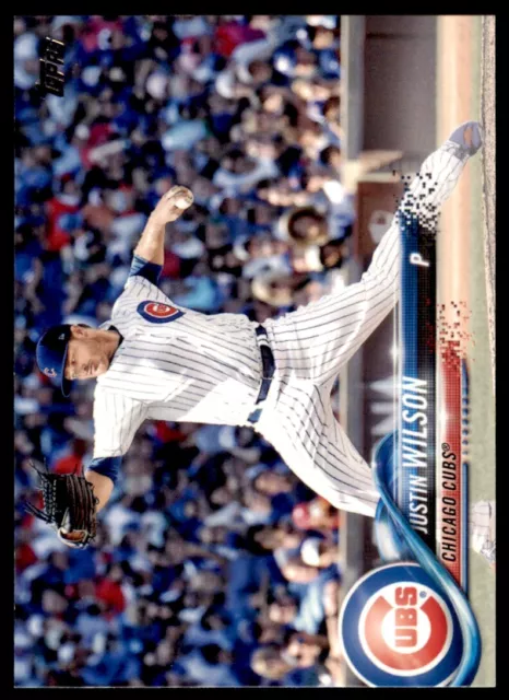 2018 Topps Justin Wilson Chicago Cubs #643