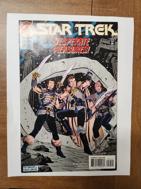 Star Trek The Next Generation #54 VF/NM 9.0 DC Comics 1993 Captain Picard & Data