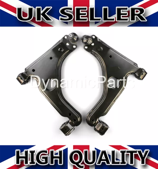 2X Front Lower Suspension Wishbones Arms For Vauxhall Astra H Zafira B Meriva B