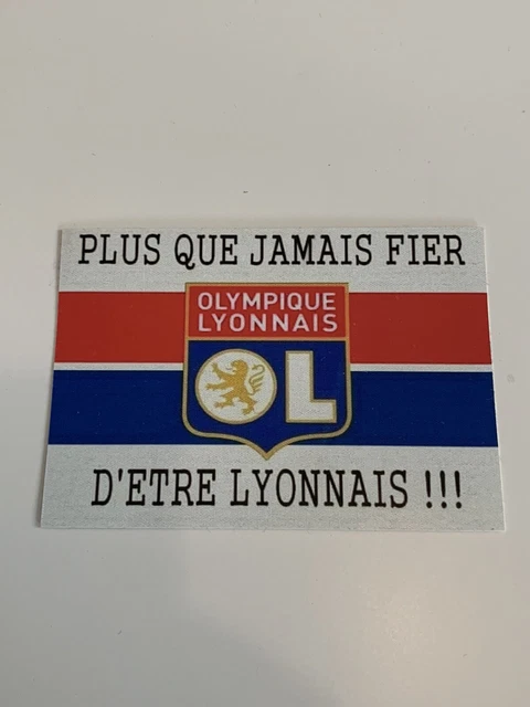 Autocollant Sticker Olympique Lyonnais (Lyon) - Foot - Multicolore