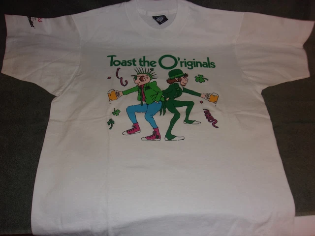 COORS LIGHT SILVER BULLET " TOAST THE ORIGINAL " SHAMROCK - T-SHIRT small NOS