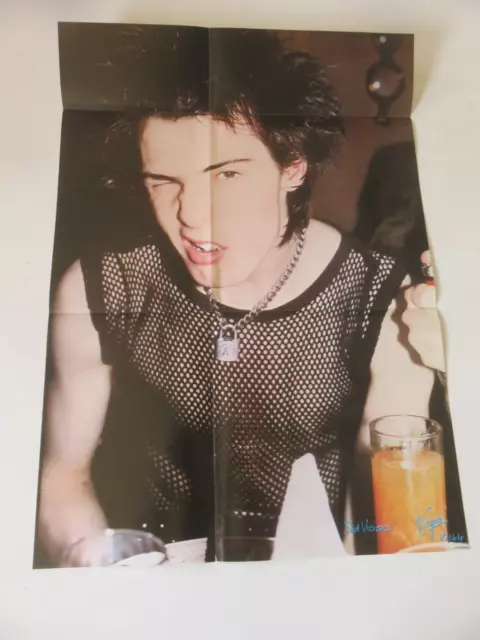 SID VICIOUS Sid Sings VIRGIN 1979 1ST PRESS VINYL LP & POSTER V2144 SEX PISTOLS 2