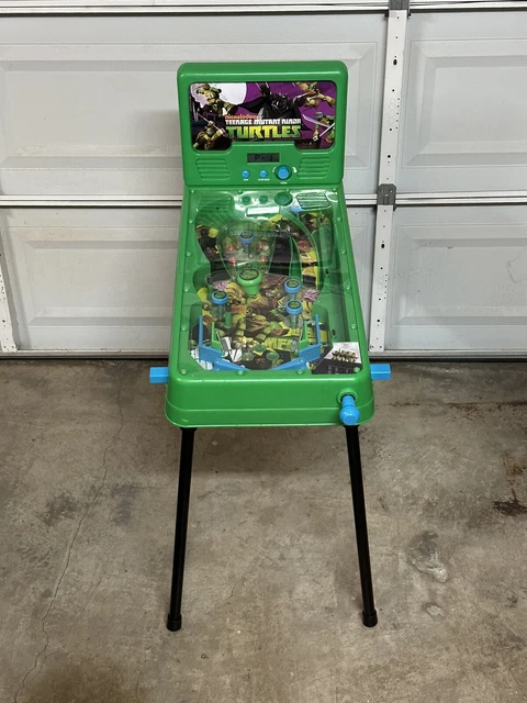 Rare TMNT Teenage Mutant Ninja Turtles Nickelodeon Pinball Machine Tested Works