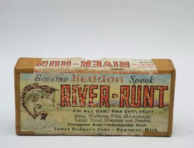 HEDDON RIVER RUNT Spook Sinker vintage fishing lures $25.00