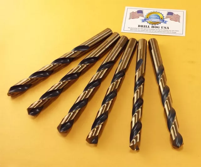 1/8", 3/16", 1/4, 5/16, 3/8", 1/2" HI-Molybdenum M7 Drill Bit Pack Drill Hog®