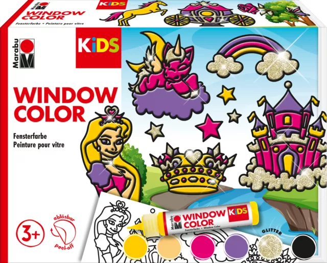 Marabu KiDS Window Color Set "Prinzessin"