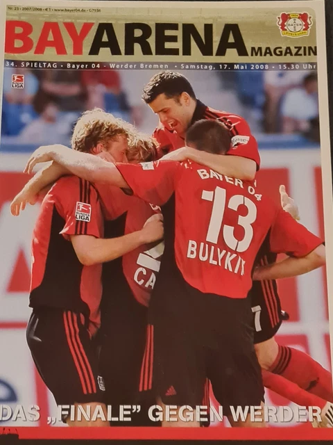 2007/08 1.BUNDESLIGA BAYER 04 Leverkusen SV Werder Bremen EUR 1,00