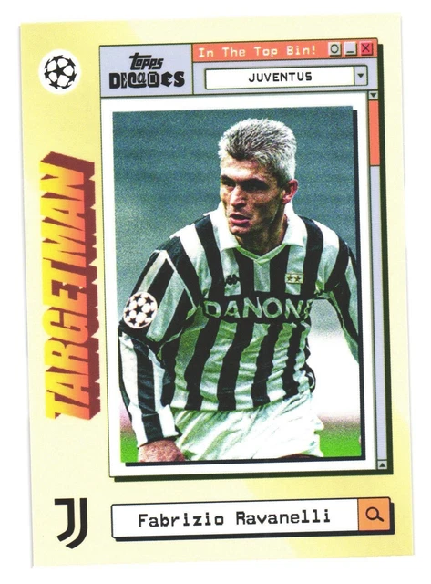 Lot 4 Cartes Juventus : Baggio, Ravanelli, Casiraghi – Rookies Onze Mondial – Collection