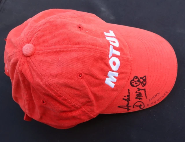 Casquette signée MOTUL Dany Dieudonné Dragster Moto SIGNED HAT CAP