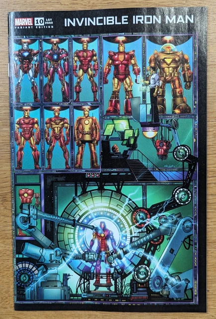 Invincible Iron Man 10 Bob Layton Wraparound Variant [Fall] 2023