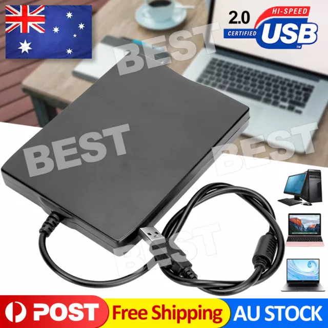 USB Floppy Disk Drive External H FDD 3.5inch 1.44MB For Win Mac Laptop Computer