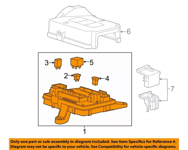 Chevrolet GM OEM 16-17 Camaro-Fuse Box-Fuse & Relay Box 84044726