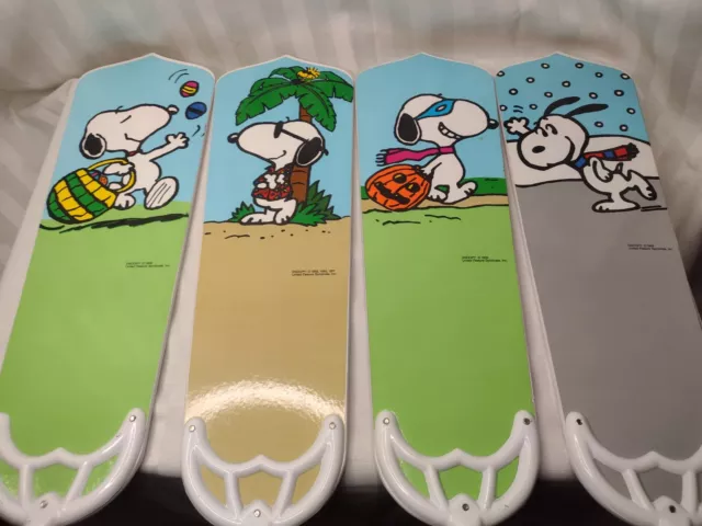 COMPLETE Vintage Snoopy Peanuts Ceiling Fan for All Seasons and Light Kit 1960s