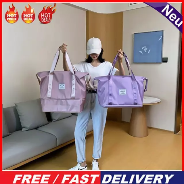 Casual Female Tote Oxford Women Tote Travel Luggage Bag for Shopping Fitness Gym