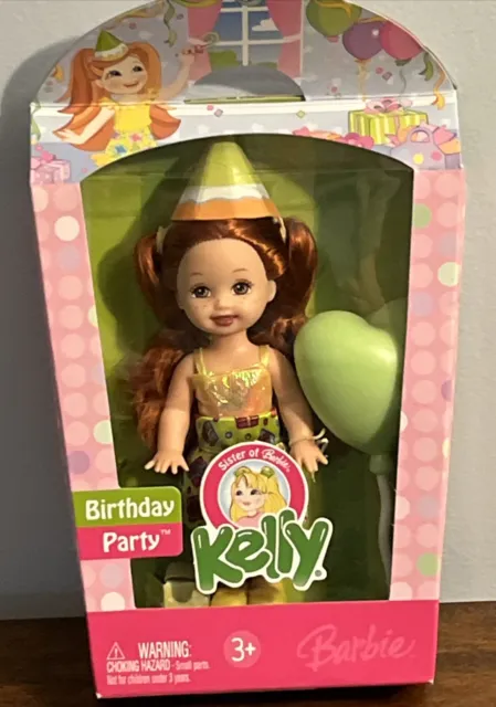 Birthday Party Kelly Doll Tori Redhead 2006 New Barbie Lil Sister