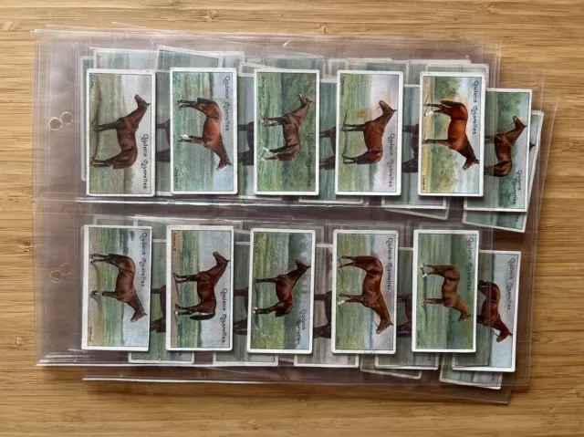 1907 OGDENS - Racehorses - Complete Set of 50