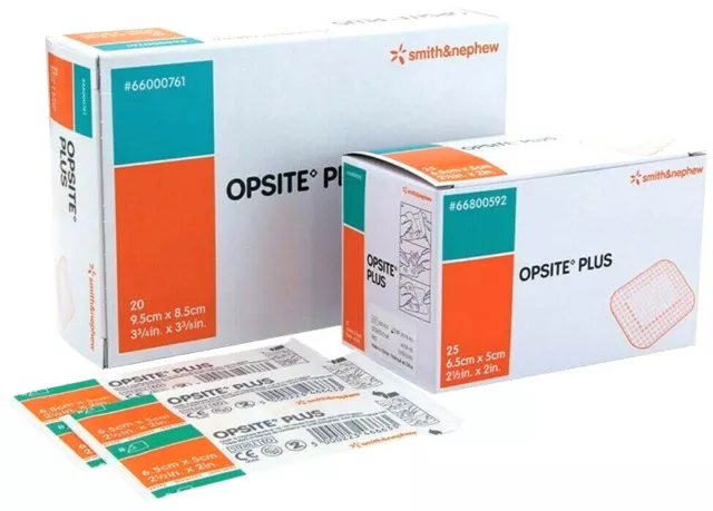 Opsite Post-Op All Sizes Wound Film Dressing Sterile 6.5cm, 9.5cm, 12cm, 15.5cm