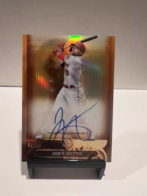 2024 Topps Tribute #PTGA-JV Joey Votto Pillars Of The Game Auto /25 SP Autograph