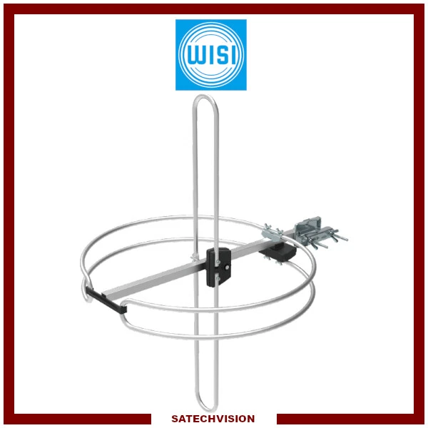 Antenne terrestre râteau aluminium TNT UHF DVB-T WISI 72516 EE 06 A 700 MHz, Surfaces canaux argent
