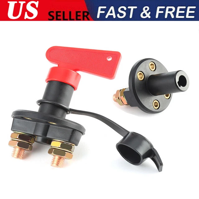 BATTERY ISOLATOR DISCONNECT Cut Off Power Kill Switch for Car Truck