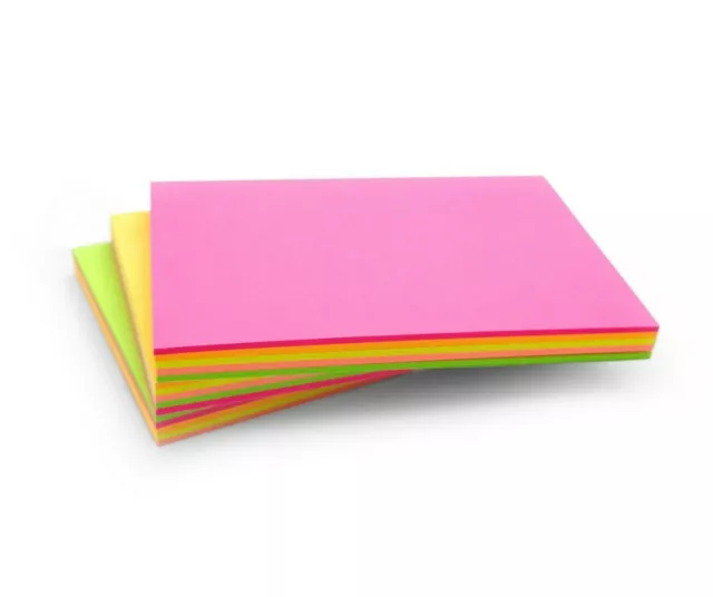Lined Sticky Notes Pastel Memo Post It School Office 100 Sheets Notepad  3”x5”