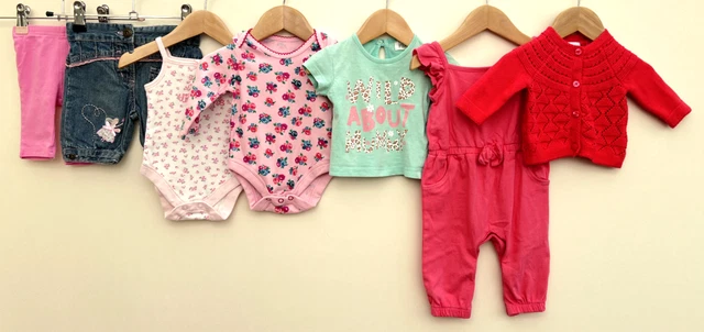 Pacchetto di abbigliamento per bambine età 0-3 mesi mini club moda F&F