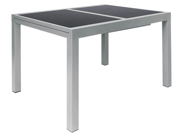LIVARNO home Alu-Gartentisch »Houston«, ausziehbar, silber - B-Ware
