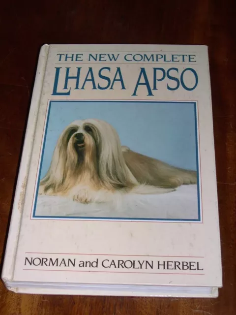 Rare Lhasa Apso Dog Book "New Complete Lhasa Apso" By Herbel 1992