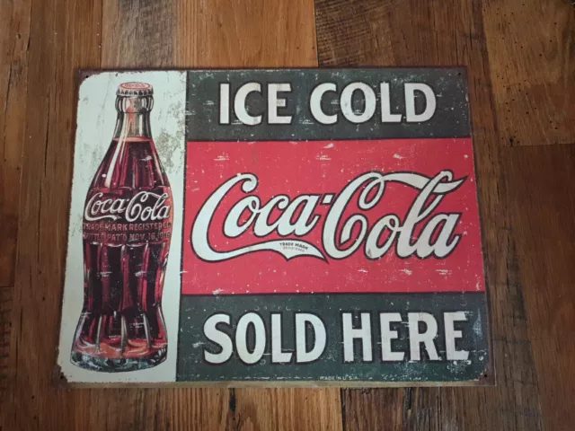 Coca Cola Advertisement Sign - Man Cave Art