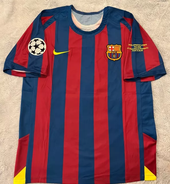 Camiseta ronaldinho sales barcelona 2006