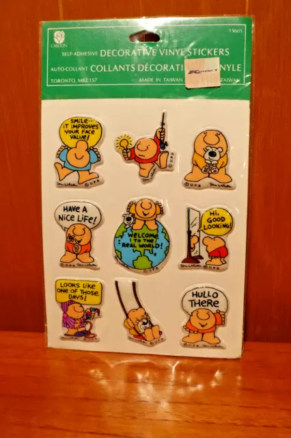 Vintage NOS MINT 1980s Ziggy Puffy Stickers
