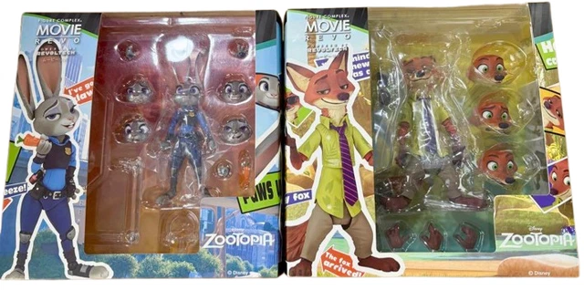 KAIYODO REVOLTECH JUDY Hopps Nick Wilde Figure Set Zootopia Disney New ...