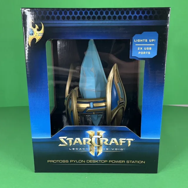 OFFICIAL Starcraft II USB Protoss Pylon Desktop Power Station THINKGEEK Blizzard