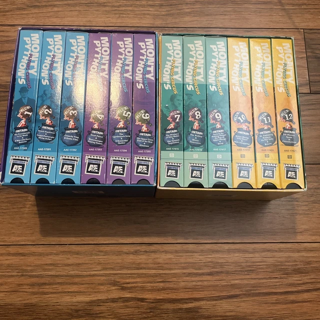 MONTY PYTHON PYTHON’S Flying Circus VHS Tapes Vol 1-12 Complete Seasons ...