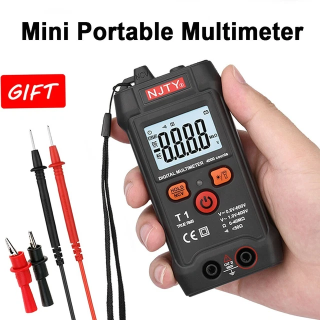 Multimètre Essai Mètres Mini Multifonction Multimètres Portable T1 Testeur De