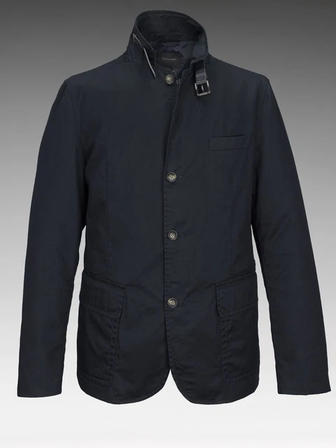 Nuova Giacca Tecnica Duchamp Londra Lusso Nera/Blazer -Uk 40/Large Rp £480