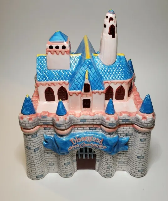Disneyland Nestle 1995 w/ COA 40th Anniversary Sleeping Beauty Castle Cookie Jar