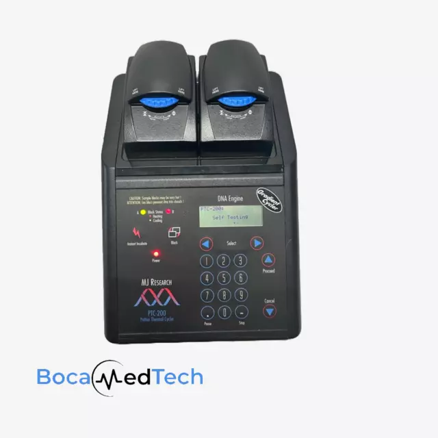 MJ Research PTC-200 Thermal Cycler with Power Cable 30 Day Warranty