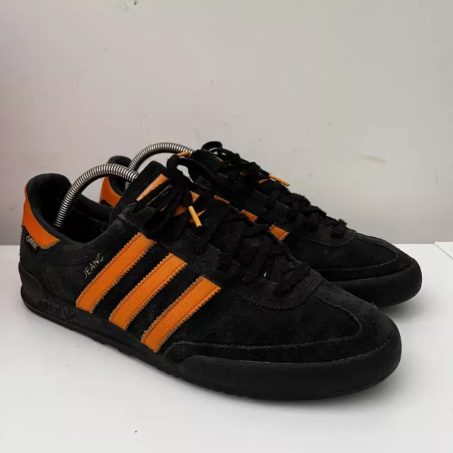 Adidas jeans orange and black sale