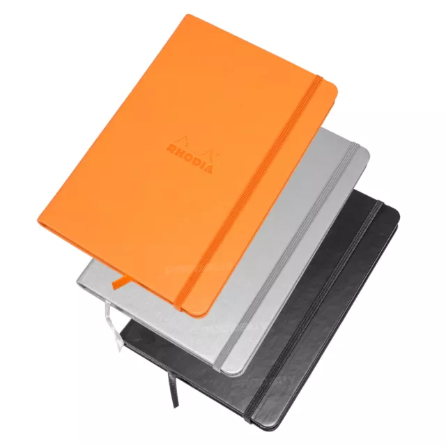 Rhodia Hardback Dot Book A5 Architects Graphic Art Grid Note Pad Webnotebook