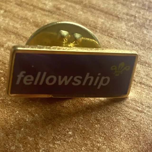 Scout Metal Badge. Fellowship.