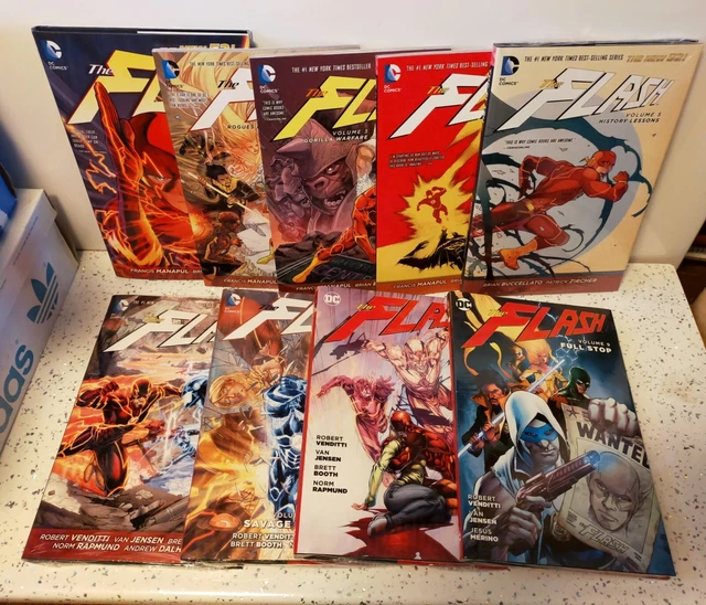 DC The Flash Vols 1-9 Full Set Hardcover New