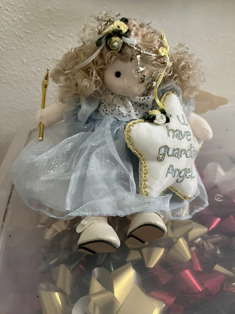 Musical Guardian Angel Doll- Green Tree Collectables -Amazing Grace- Blonde Hair